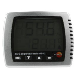 1 pcs - Testo 608-H2 Digital Hygrometer, ±2 %RH Accuracy, +70°C Max, 98%RH Max, RS Calibration