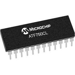5 pcs - Microchip ATF750CL-15PU, CPLD ATF750CL EEPROM 10 Cells, 22 I/O, 15ns, ISP, 24-Pin PDIP