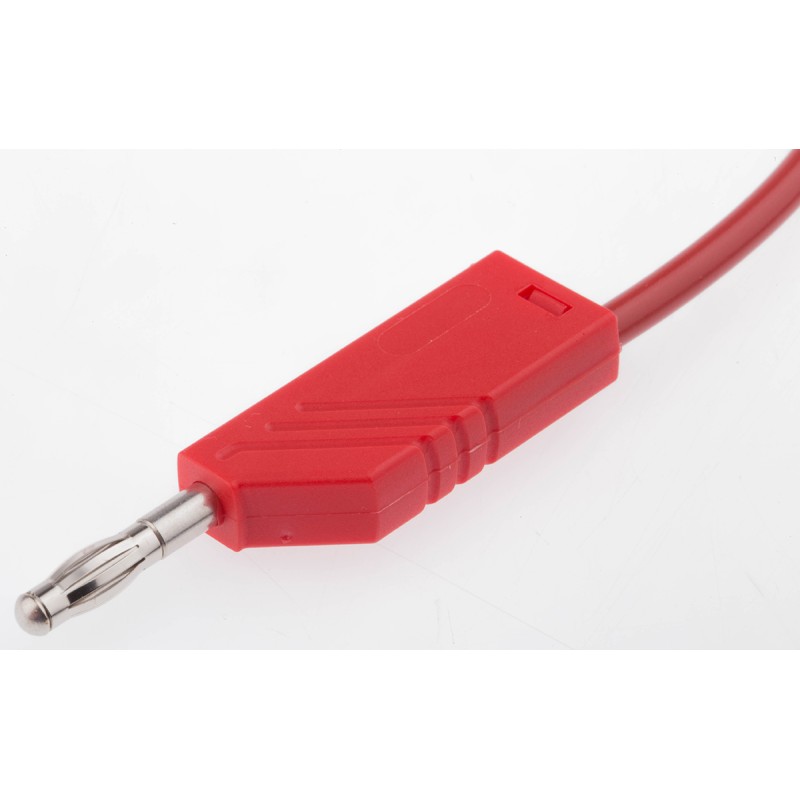 1 pcs - Hirschmann Test & Measurement, 16A, 60V dc, Red, 1.5m Lead Length