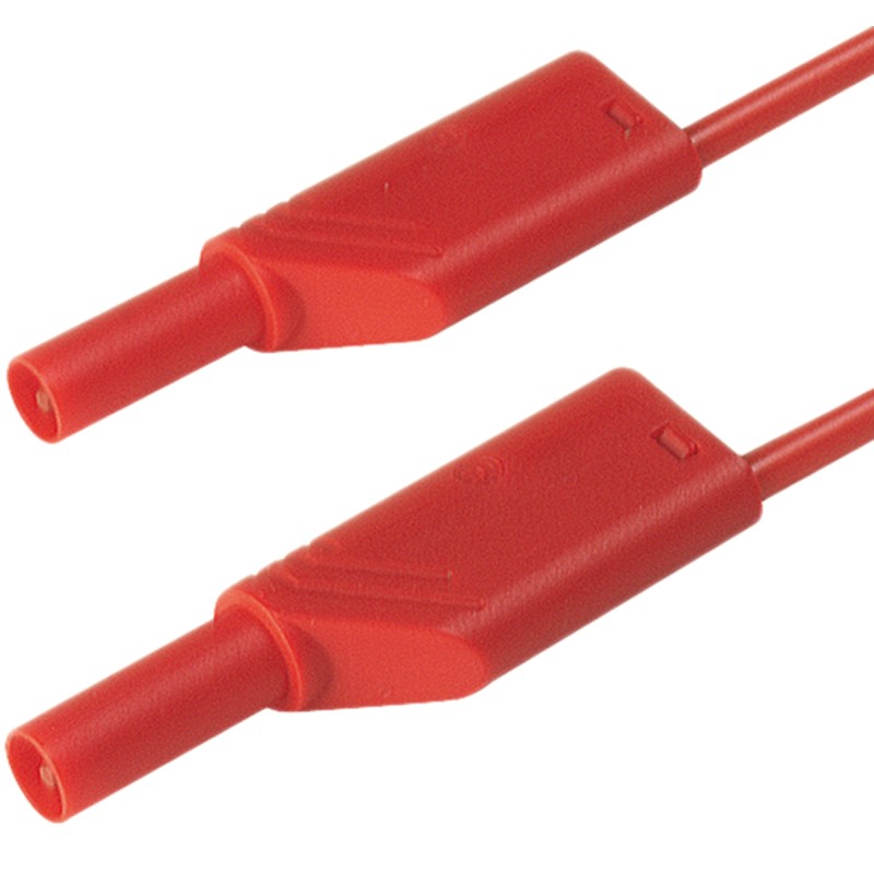 1 pcs - Hirschmann Test & Measurement, 16A, 1000V ac/dc, Red, 2m Lead Length