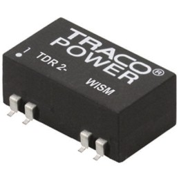 5 pcs - TRACOPOWER TDR 2WISM DC-DC Converter, ±15V dc/ ±67mA Output, 9 - 36 V dc Input, 2W, Surface Mount, +85°C Max