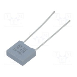 10 pcs x VISHAY - BFC237075104 - Capacitor: polyester, 100nF, 40VAC, 63VDC, 5mm, ±10%, 7.2x2.5x6.5mm