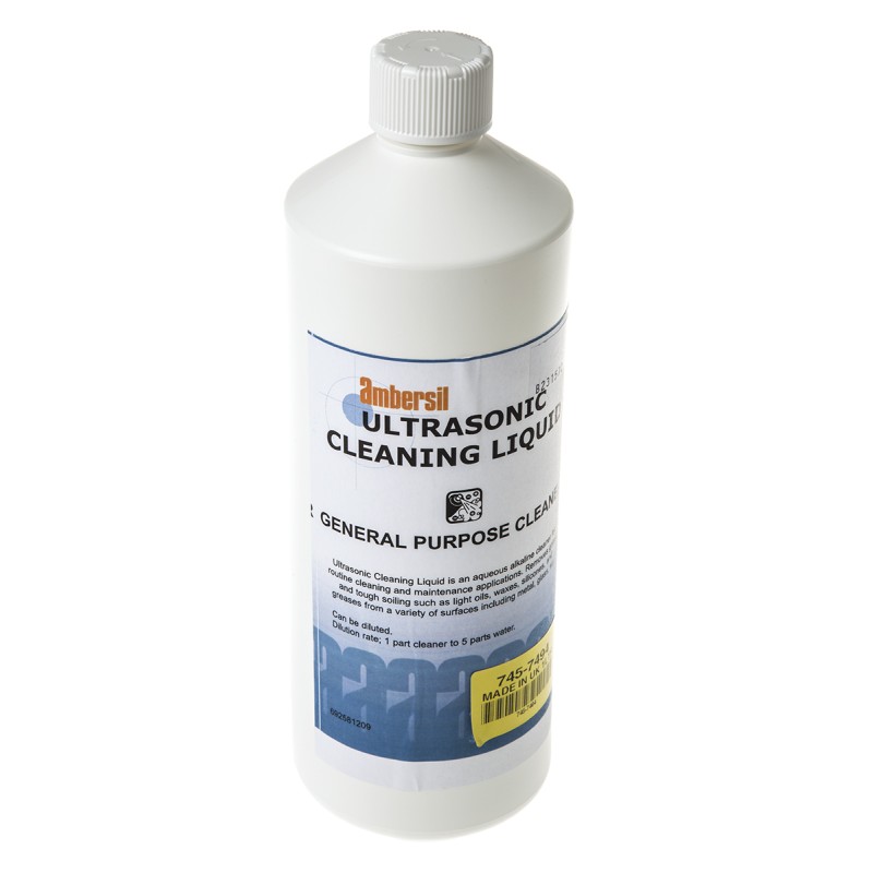 1 pcs - Ambersil 1L Bottle Ultrasonic Cleaning Fluid