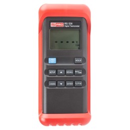 1 pcs - RS PRO Wired Digital Thermometer, J, K Probe, 1 Input(s), +1372 °C, +2501°F Max, ±0.1 % Accuracy - RS Calibration