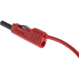 1 pcs - Hirschmann Test & Measurement, 16A, 60V dc, Red, 2m Lead Length