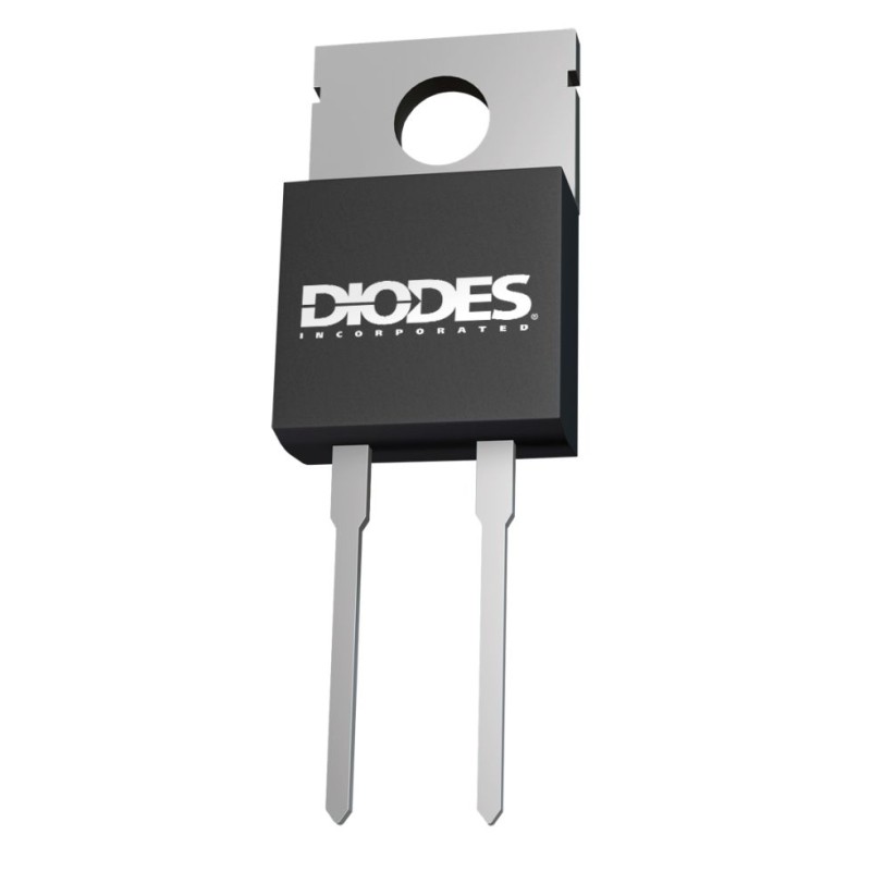 5 pcs - Diodes Inc 600V Fast Recovery Epitaxial Diode Rectifier & Schottky Diode, 2-Pin TO220AC DTH3006D