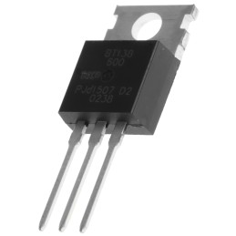 5 pcs - WeEn Semiconductors Co., Ltd Through Hole, 3-pin, TRIAC, 600V, Gate Trigger 1.5V 600V
