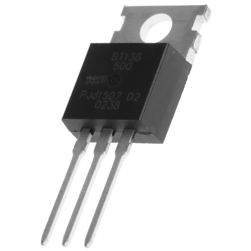 5 pcs - WeEn Semiconductors Co., Ltd Through Hole, 3-pin, TRIAC, 600V, Gate Trigger 1.5V 600V