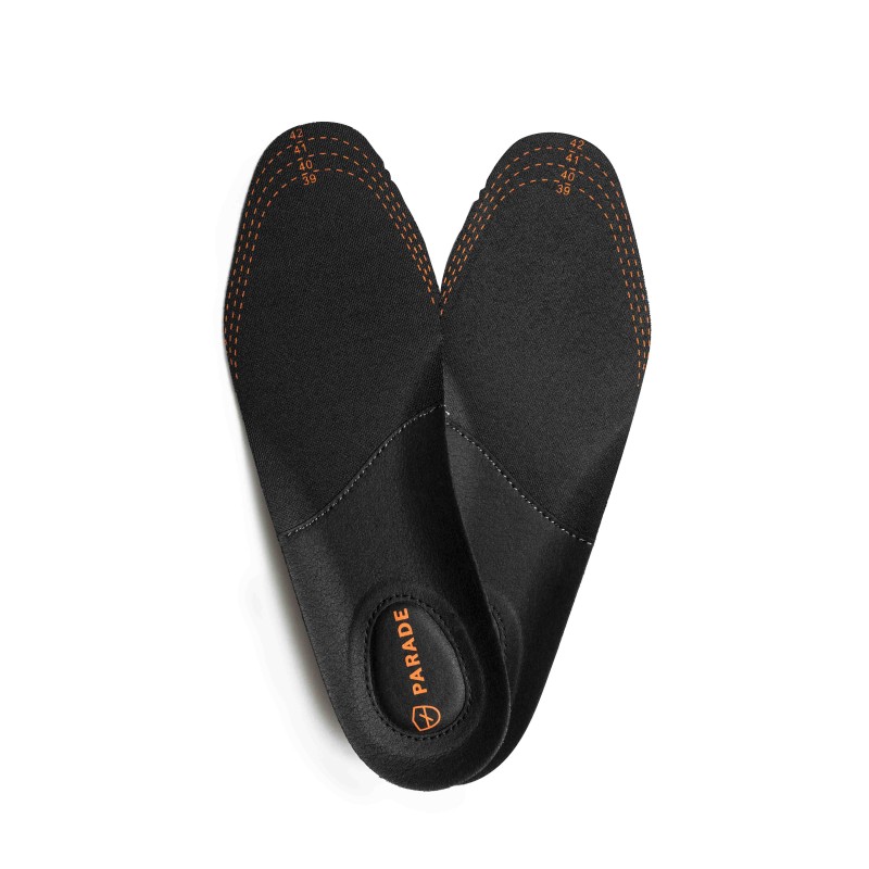 1 Pair - Parade Black Insole To Cut Out, Size 39-42