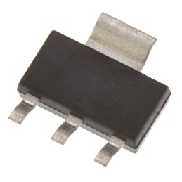 5 pcs - Diodes Inc FZT653TA NPN Transistor, 2 A, 100 V, 3 + Tab-Pin SOT-223