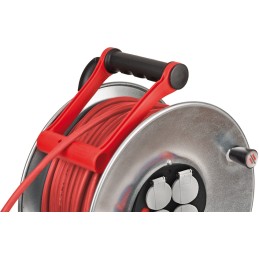 1 pcs - brennenstuhl 40m 4 Socket Type E - French Extension Reel, 230 V, IP44