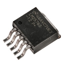 5 pcs - Texas Instruments, LM2576S-12/NOPB Step-Down Switching Regulator, 1-Channel 3A 5-Pin, D2PAK
