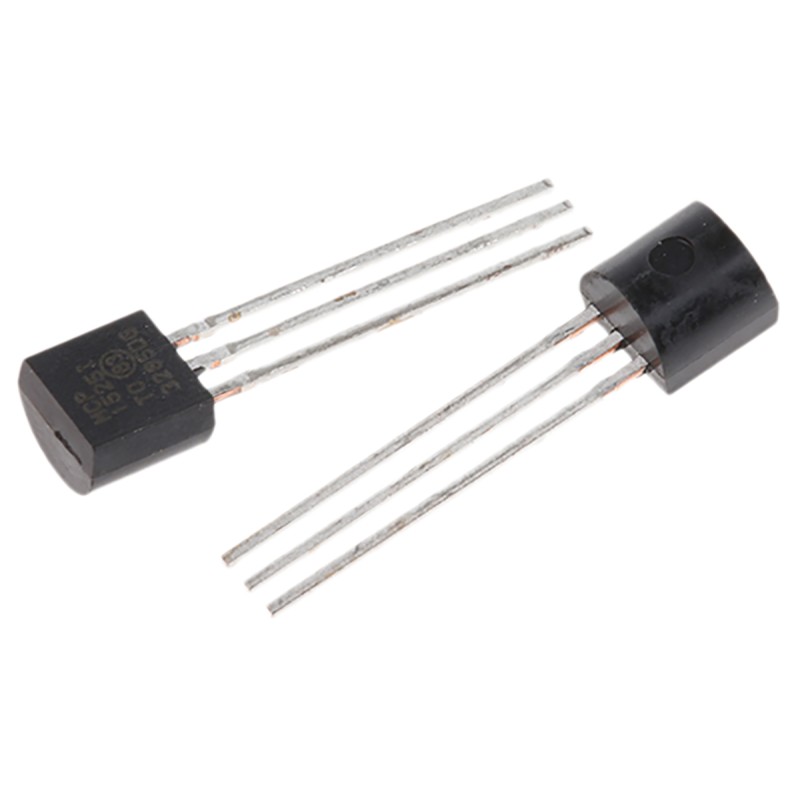 5 pcs - Microchip Fixed Series Voltage Reference 2.5V ±1.0 % 3-Pin TO-92, MCP1525-I/TO