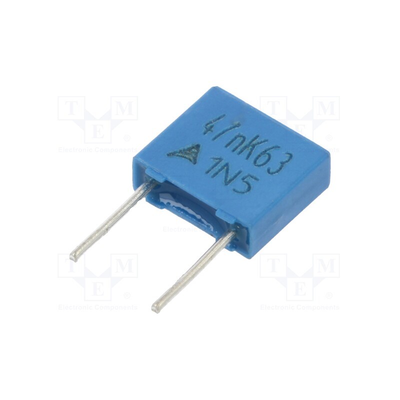 10 pcs x EPCOS - B32529C0473K000 - Capacitor: polyester, 0.047uF, 40VAC, 63VDC, 5mm, ±10%, -55÷125°C