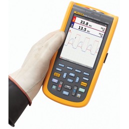 1 pcs - Fluke 124B ScopeMeter 120B Series Digital Handheld Oscilloscope, 2 Analogue Channels, 40MHz