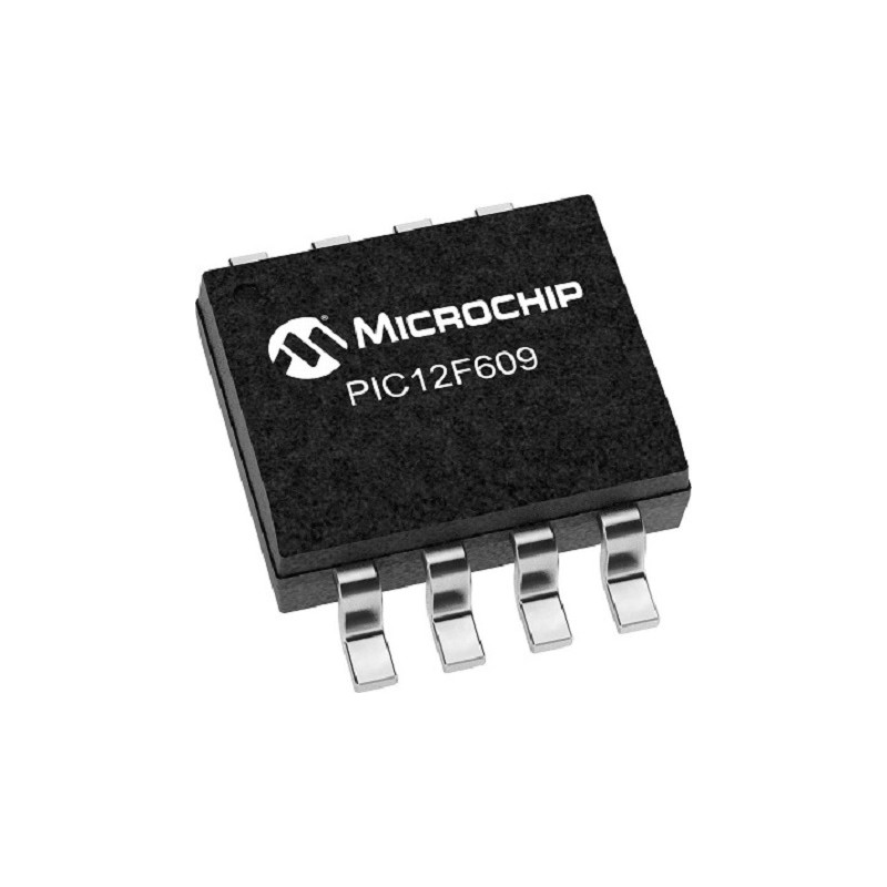 3300 pcs - Microchip PIC12F609T-I/SN 8 bit MCU Microcontroller MCU, PIC12, 8-Pin SOIC