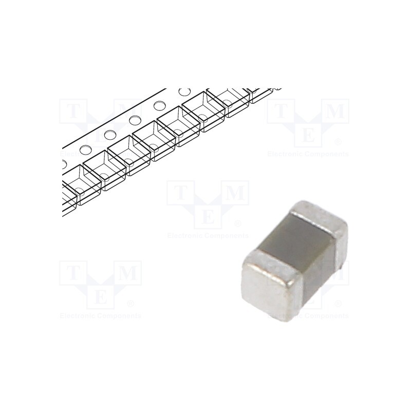10 pcs x KEMET - C0402C475M9PACTU - Capacitor: ceramic, MLCC, 4.7uF, 6.3V, X5R, ±20%, SMD, 0402