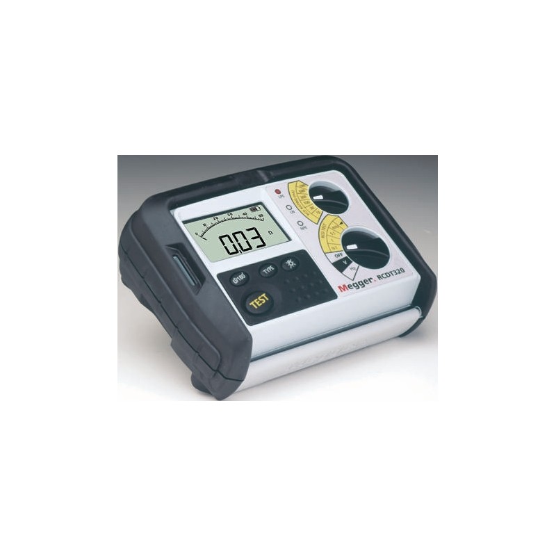 1 pcs - Megger RCDT310-EN-BS RCD Tester, Loop Impedance Test Type 2 Wire 300V ac, RCD Test Type AC Selective, DC Selective, RCD