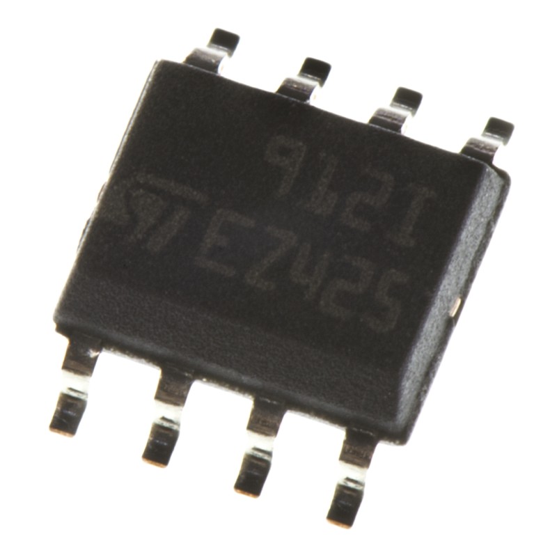 5 pcs - TS912IDT STMicroelectronics, Low Power, Op Amp, RRIO, 1MHz, 3 - 15 V, 8-Pin SOIC