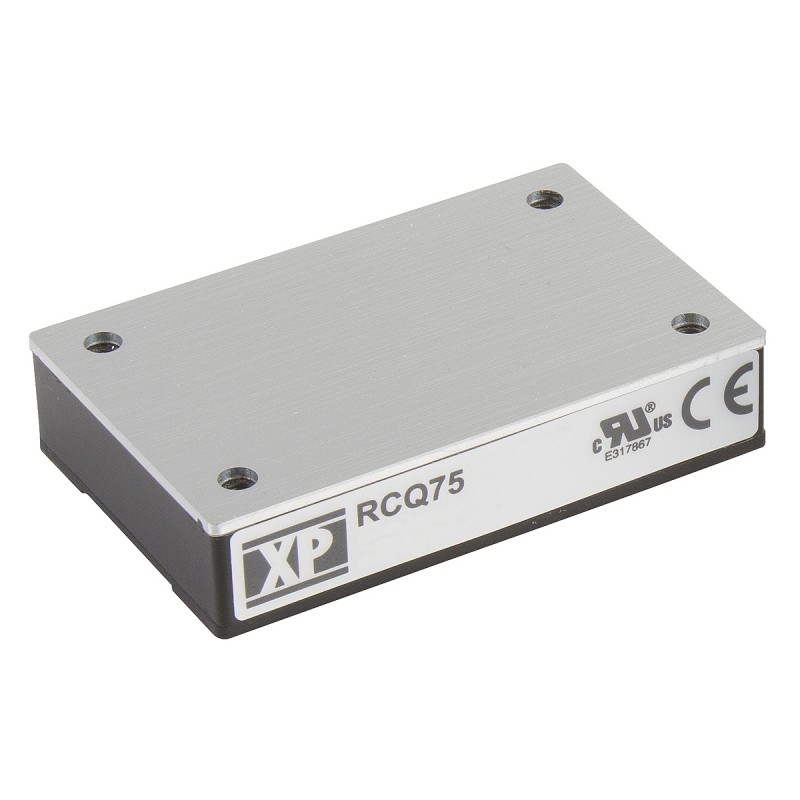 5 pcs - XP Power RCQ75 DC-DC Converter, 24V dc/ 3.13A Output, 43 - 101 V dc Input, 75W, Through Hole, +105°C Max Temp