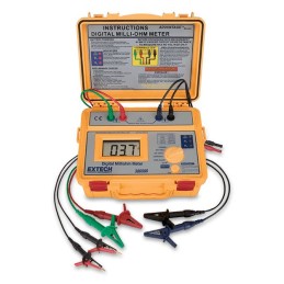 1 pcs - Extech EEH 380580-NIST Ohmmeter, 2000 Ω Max, 4 Wire