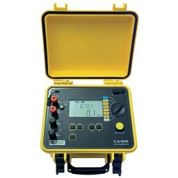 1 pcs - Chauvin Arnoux CA 6240 Ohmmeter, 399 Ω Max, 1μΩ Resolution, 4 Wire