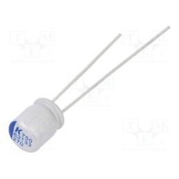 10 pcs x KEMET - A750BG277M0JAAE020 - Capacitor: polymer, low ESR, 270uF, 6.3VDC, ESR: 20mΩ, A750, THT