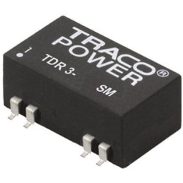5 pcs - TRACOPOWER TDR 3SM DC-DC Converter, 5V dc/ 600mA Output, 18 - 36 V dc Input, 3W, Surface Mount, +85°C Max Temp