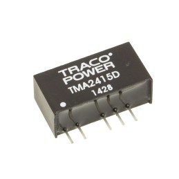 5 pcs - TRACOPOWER TMA DC-DC Converter, ±15V dc/ ±35mA Output, 21.6 - 26.4 V dc Input, 1W, Through Hole, +85°C Max Temp