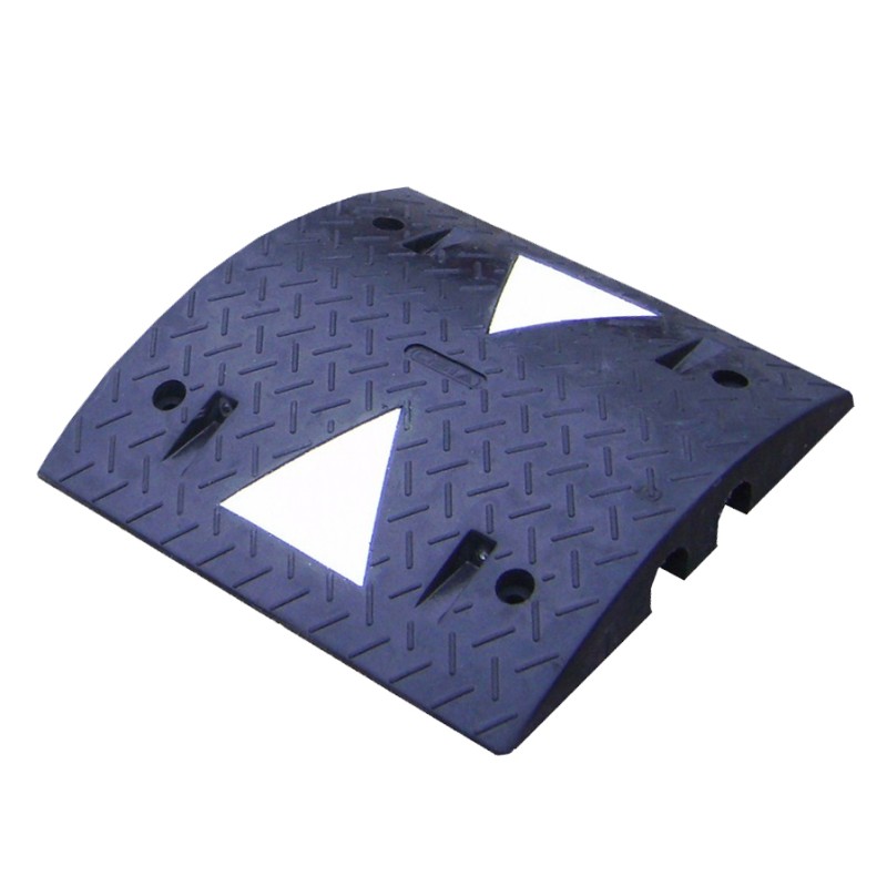 1 pcs - RS PRO 600mm Black/White Cable Cover in Rubber, 80mm Inside dia.