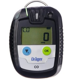 1 pcs - DRAEGER Portable Gas Detector for Carbon Monoxide Detection, Audible Alarm, ATEX Approved