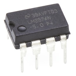 5 pcs - Texas Instruments, LM2574N-5.0/NOPB Step-Down Switching Regulator, 1-Channel 500mA 8-Pin, MDIP