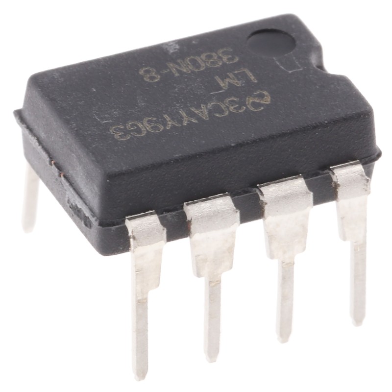 5 pcs - Texas Instruments,2.5W, 8-Pin MDIP LM380N-8/NOPB