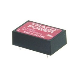 5 pcs - TRACOPOWER THM 3WI DC-DC Converter, 5V dc/ 600mA Output, 4.5 - 9 V dc Input, 3W, Through Hole, +94°C Max Temp