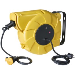 1 pcs - brennenstuhl 20m 4 Socket Type E - French Extension Reel, 230 V, IP44