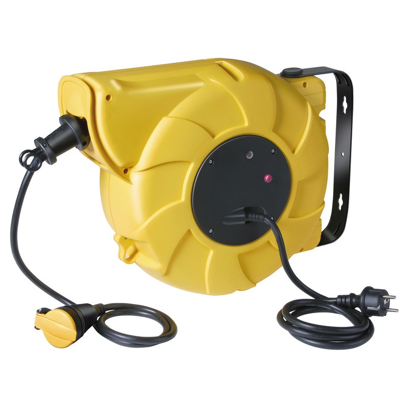 1 pcs - brennenstuhl 20m 4 Socket Type E - French Extension Reel, 230 V, IP44