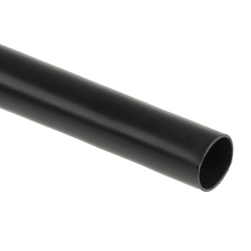 1 pcs - TE Connectivity Adhesive Lined Heat Shrink Tubing, Black 10mm Sleeve Dia. x 1.2m Length 3:1 Ratio, RMW Series