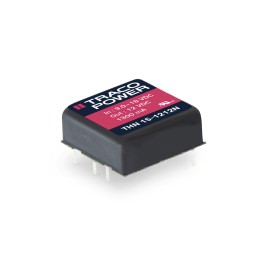 5 pcs - TRACOPOWER THN 15N DC-DC Converter, 5V dc/ 3A Output, 9 - 18 V dc Input, 15W, Through Hole, +105°C Max Temp