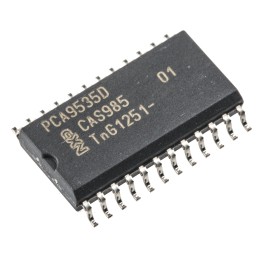 5 pcs - NXP 16-Channel I/O Expander I2C, SMBus 24-Pin SOIC, PCA9535D,112