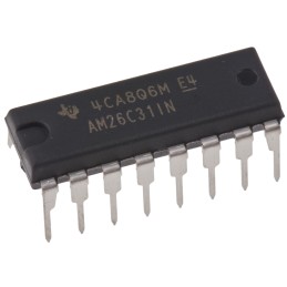 5 pcs - Texas Instruments AM26C31IN Line Transmitter, 16-Pin PDIP