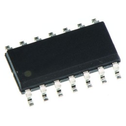 5 pcs - Texas Instruments SN7406D Hex-Channel Buffer & Line Driver, Open Collector, Inverting, 14-Pin SOIC