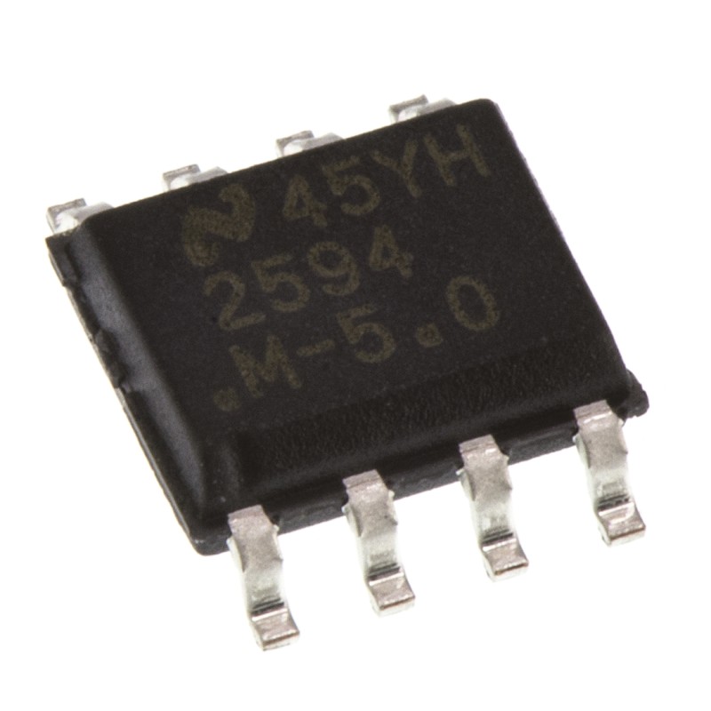 5 pcs - Texas Instruments, LM2594M-5.0/NOPB Step-Down Switching Regulator, 1-Channel 500mA 8-Pin, SOIC