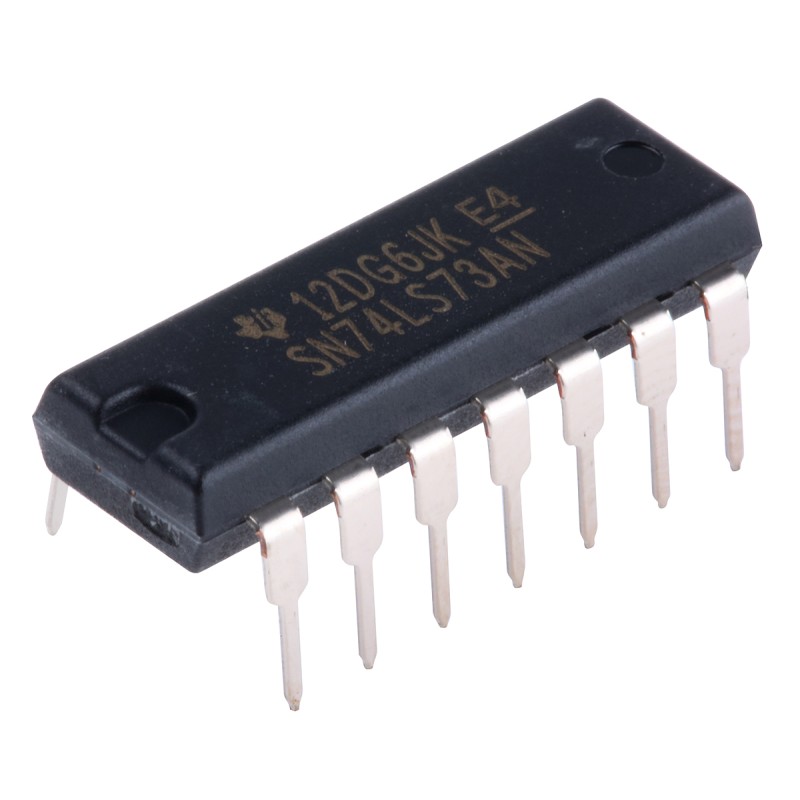 5 pcs - Texas Instruments SN74LS73AN Dual JK Type Flip Flop IC, 14-Pin PDIP