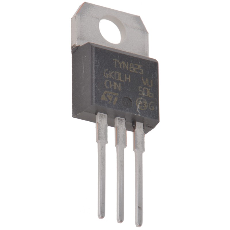 5 pcs - STMicroelectronics TYN825RG, Thyristor 800V, 16A 40mA