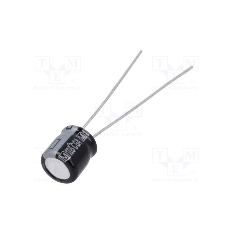 10 pcs x PANASONIC - EEAGA1H100 - Capacitor: electrolytic, THT, 10uF, 50VDC, Ø6.3x7mm, Pitch: 2.5mm