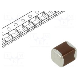 10 pcs x TDK - C3225X7R1N106K250AC - Capacitor: ceramic, MLCC, 10uF, 75V, X7R, ±10%, SMD, 1210