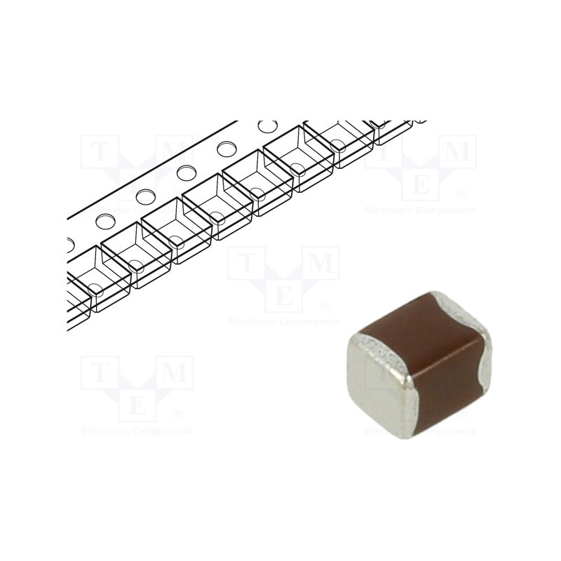 10 pcs x TDK - C3225X7R1N106K250AC - Capacitor: ceramic, MLCC, 10uF, 75V, X7R, ±10%, SMD, 1210