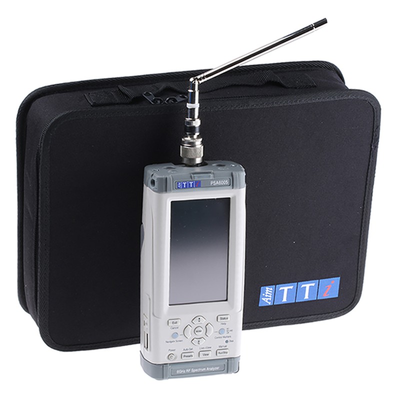 1 pcs - Aim-TTi PSA6005USC Handheld Spectrum Analyser, 10 MHz - 6 GHz