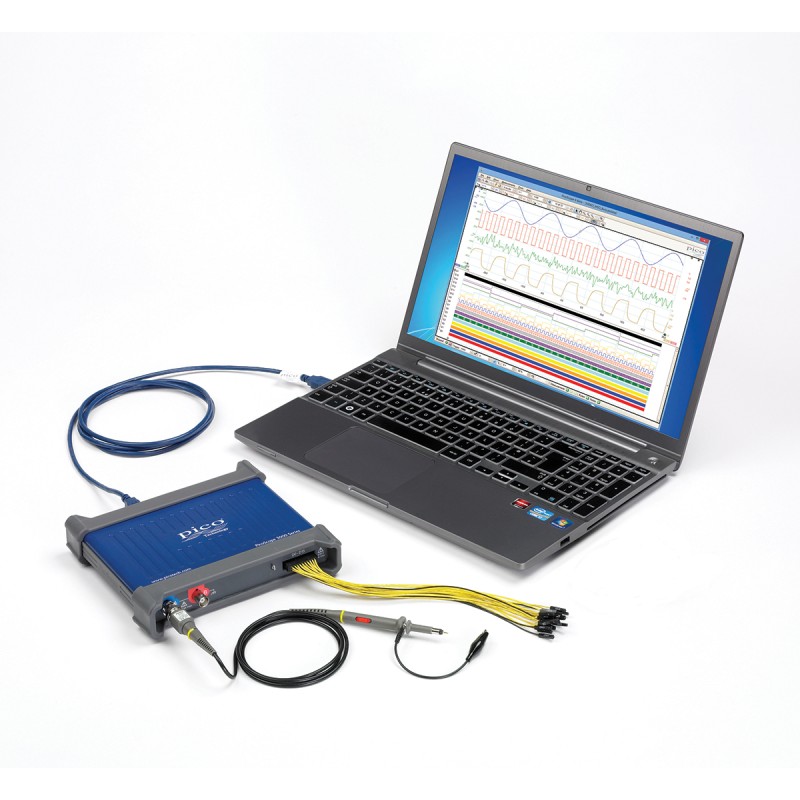 1 pcs - Pico Technology 3206D PicoScope 3000 Series Analogue PC Based Oscilloscope, 2 Analogue Channels, 200MHz