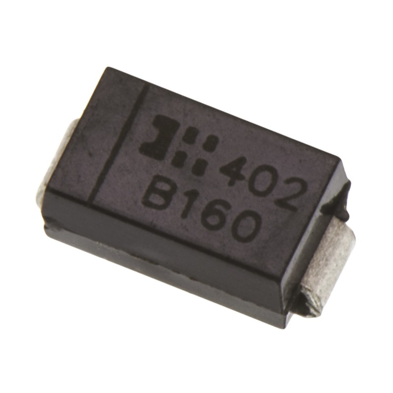 5000 pcs - Diodes Inc 60V 1A, Schottky Diode, 2-Pin DO-214AC B160-13-F